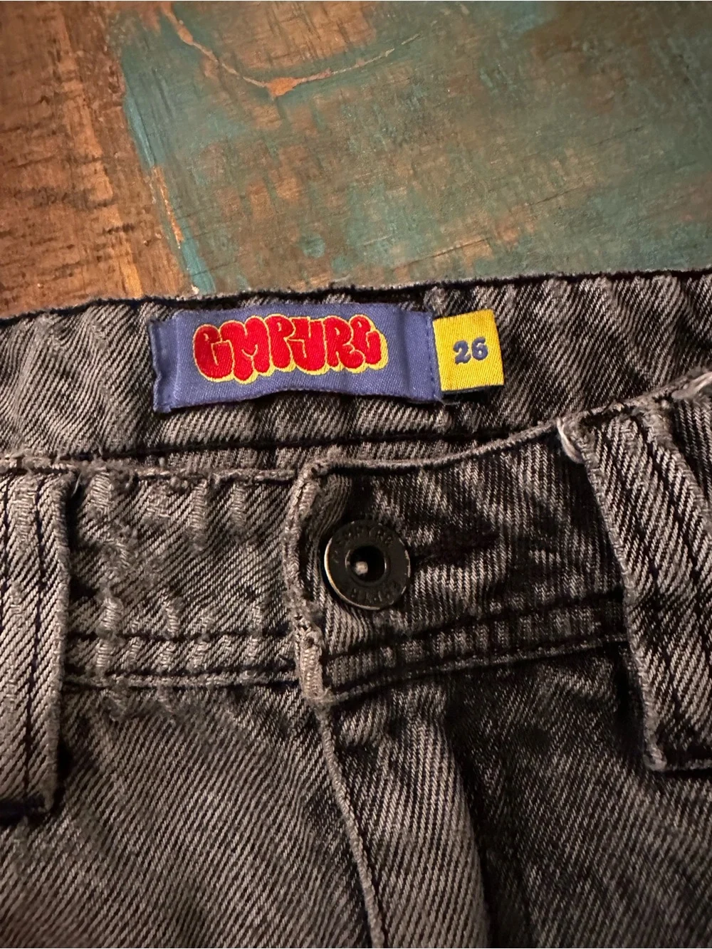 Empyre Girls' Gray Washed Denim Jeans
